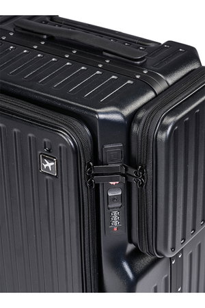 Limra BT-56 Polycarbonate Suitcase, 20 inches, 4 Wheels - Black product image 2