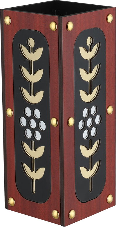 طقم مبخرة تولا السيف غاليري، 31x14x10 سم - بني داكن اسود product image 2