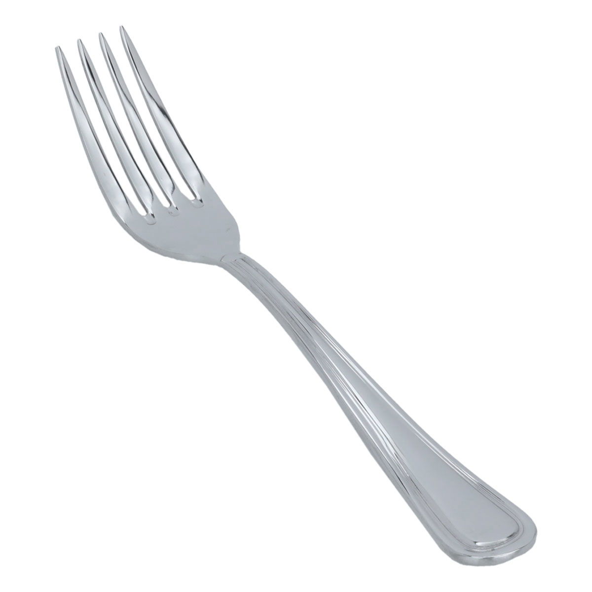 Al Saif Gallery steel dessert forks set, 6 pieces, plain - silver product image 2