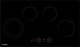 موقد مدمج فريجيدير، 6500 واط، 60x90 سم، 4 عيون، شاشة ديجيتال، FRC943BC - اسود product image 1
