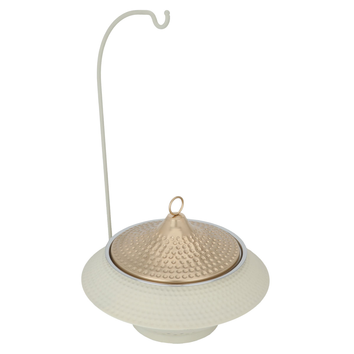India Steel Double Bowl Food Warmer, 3 Liter - Beige product image