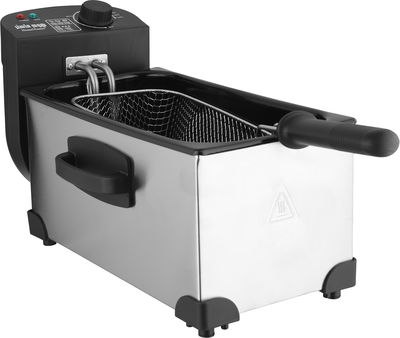 Home Master HM-525 Electric Deep Fryer, 2000W, 3L - Silver/Black product image 4