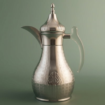 Al Saif Gallery Haila Thermos, 1 liter, steel inner container, steel outer shell - silver product image 1