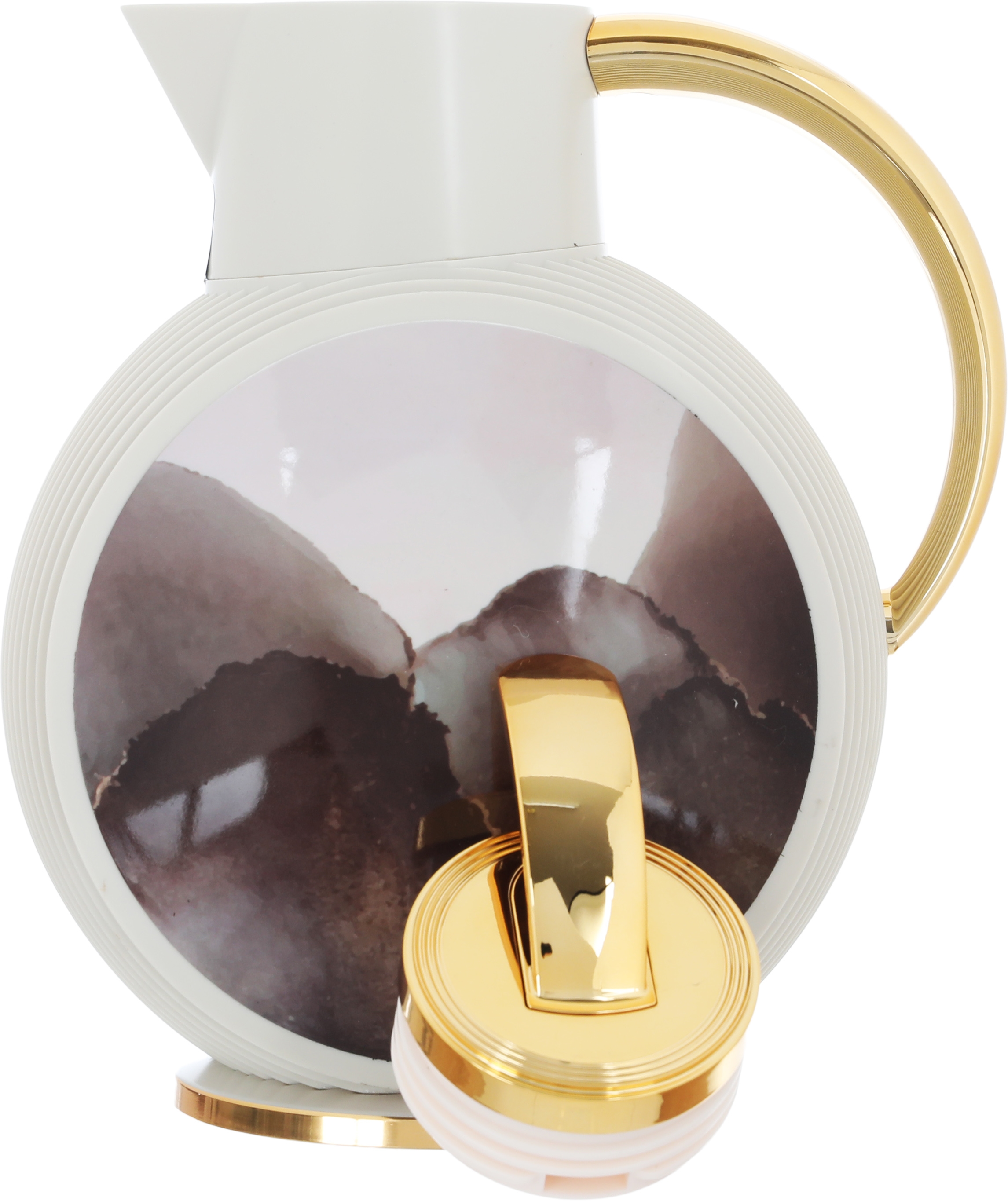 Glory Al-Jawhara Thermos, 900 ml, glass inner container, plastic outer shell - beige product image 4