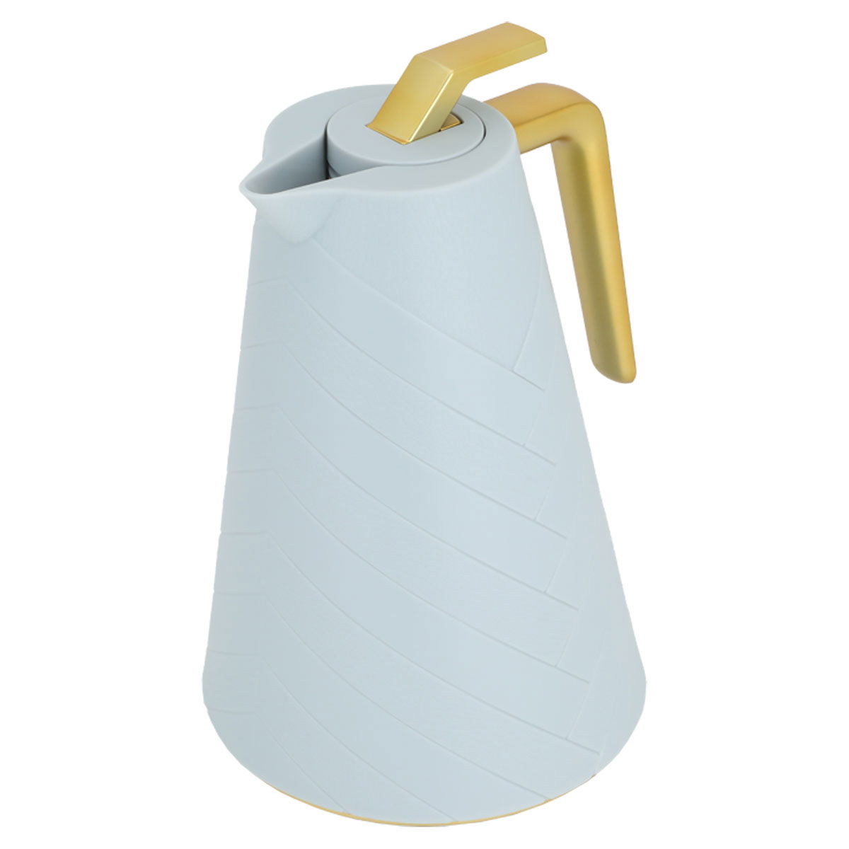 Glory thermos, 1 liter, glass inner container, plastic outer shell - blue product image 1