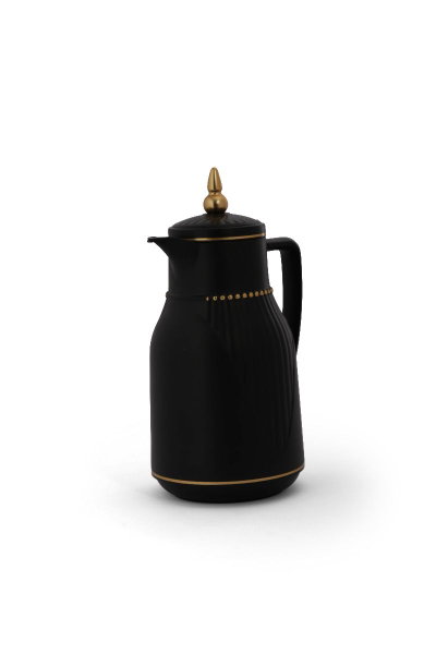 ترمس سوار بلس السيف غاليري، 1 لتر، خط مذهب - أسود product image 1