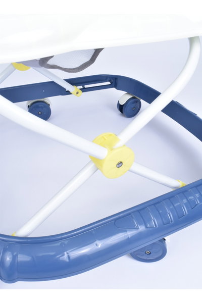 مشاية اطفال فان مومونت، قابلة للتعديل، مزودة بألعاب - ازرق ابيض product image 9