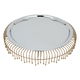 Al Saif Gallery Round Food Warmer with Golden Base, 50x50x9 cm - Silver product image 2