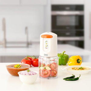 قطاعة طعام جانو، 300 واط، 0.5 لتر، شفرتين ستانلس ستيل، JN02404 - ابيض product image 2