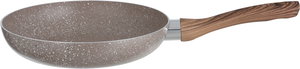 Rocky Granite Frying Pan, Wooden Handle, 24 Cm - Brown product image