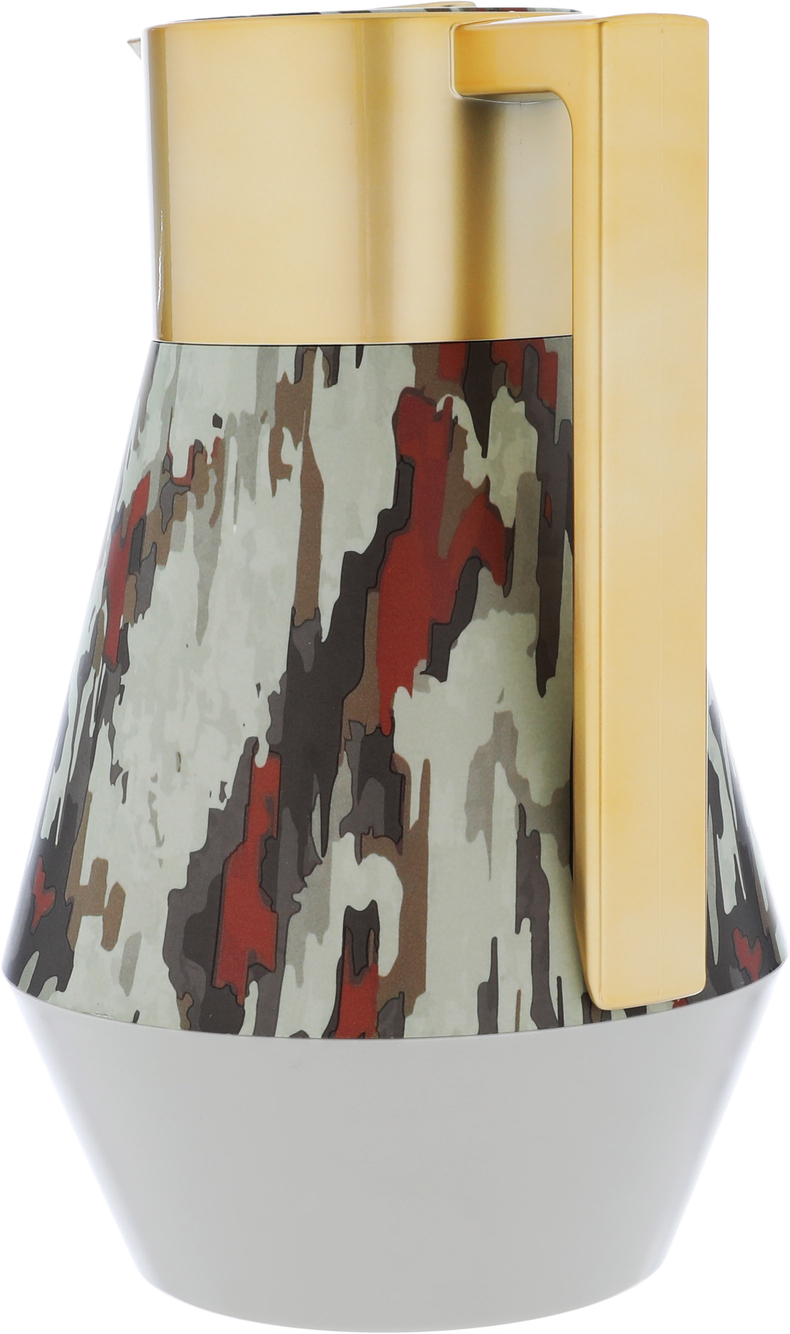 Everest Lydia Thermos, 1 liter, thermal glass inner shell, plastic outer shell - golden green product image 4