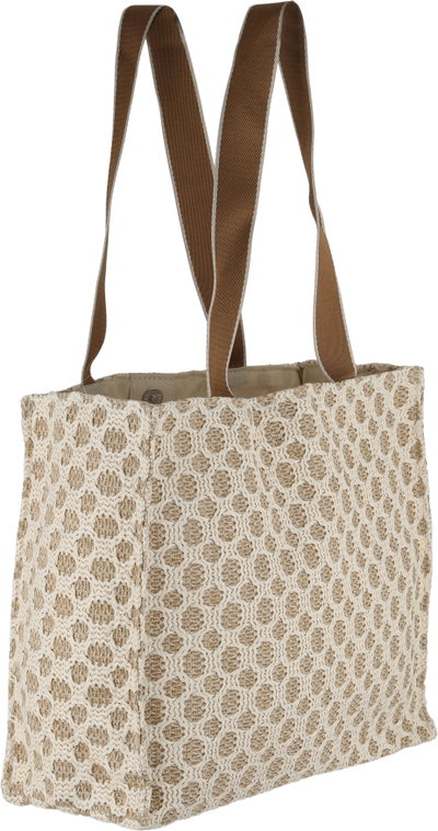 شنطة ترامس قماش السيف غاليري، 37x14x31 سم - كريمي بني product image 3