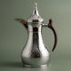 Al Saif Gallery Haila Steel Thermos, 1 litre, wooden hand engraved, steel inner case, steel outer case - silver product image 1