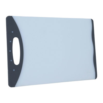 Al Saif Gallery plastic cutting boards set, rectangular, with black edge, 3 pieces - white product image 3