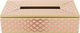 Wahj Al Masa Plastic Tissue Box, 23x13x6 cm - Gold product image 1