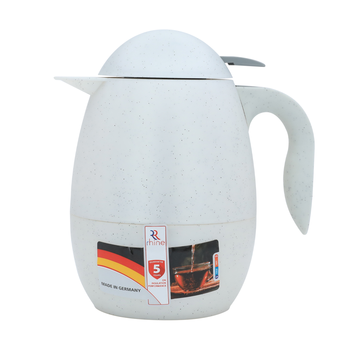 Rhine thermos, 2 litres, plastic outer shell - pearl product image 1