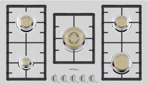 Master Gas Tabletop Hob, 90cm, 5 Burners, H95GBFX - Silver product image