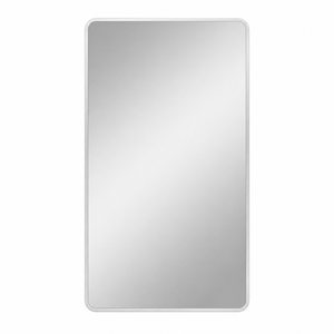 مراية مستطيلة زجاج، 140×70 سم، اطار معدن - فضي product image 2