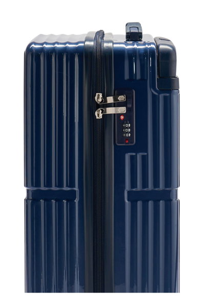 طقم شنط سفر بولي كربونات ليمرا، 20 24 بوصة، 4 عجلات، بزاوية 360 درجة، OT-9005 - ازرق product image 6