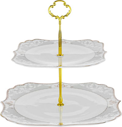 طقم سفرة بورسلان السيف غاليري، 65 قطعة، خطوط ذهبية - ابيض product image 13