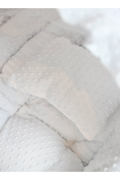 سرير موسى قابل للطي فان مومنت، 76×42×76 سم، مع حامل - ابيض product image 3