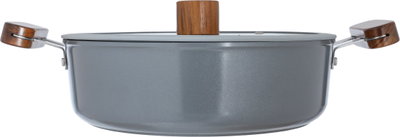 Tornado Ceramic Cookware Set, 7 Pieces - Dark Grey product image 6