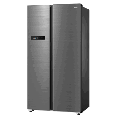 Midea MDRS791MYU46D No-Frost Refrigerator, 569 Liters, 20.1 Cubic Feet, 2 Doors, Wi-Fi - Silver product image 2