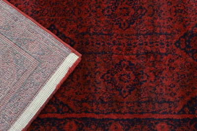 سجاده تيماء-350 شكل مستطيل، 1.50×2.30 سم، صنع آلياً - احمر product image 2