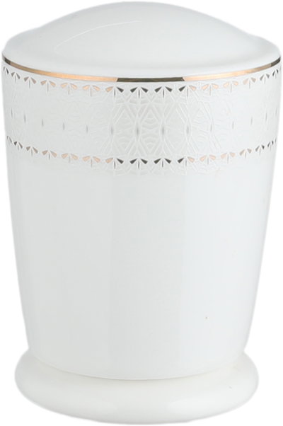 طقم تقديم سفرة بورسلان السيف غاليري، 166 قطعة - أبيض ذهبي product image 10