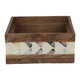 علبة تخزين بغطاء خشب العين الأندلسية، 13×13×6 سم، مربع - متعدد الألوان product image 2