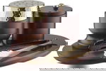 طقم مبخرة خشب السيف غاليري، 31×20×2 سم، 4 قطع - بني خشبي product image 2