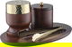 طقم مبخرة خشب السيف غاليري، 31×20×2 سم، 4 قطع - بني خشبي product image 2