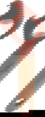 فتاحة علب بلاستيك استيل السيف غاليري، 17×6 سم يد خشب - طوبي product image 1