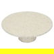 ستاند تقديم كيك خشب السيف غاليري، 30×30×10 سم، دائري، قاعدة - بيج product image 1
