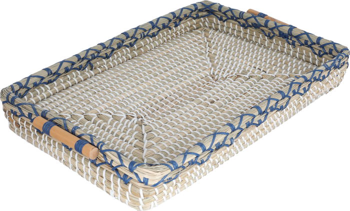 سلة تقديم خوص السيف غاليري، 45 سم، مستطيل - متعدد الألوان product image 2