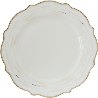 طقم سفرة بورسلان السيف غاليري، 65 قطعة - ابيض ذهبي product image 16