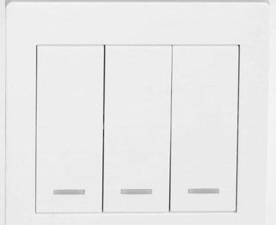 Hume 3-way smart switch, IP20 protection rating, Wi-Fi supported, 10 x 10 cm - White product image 2