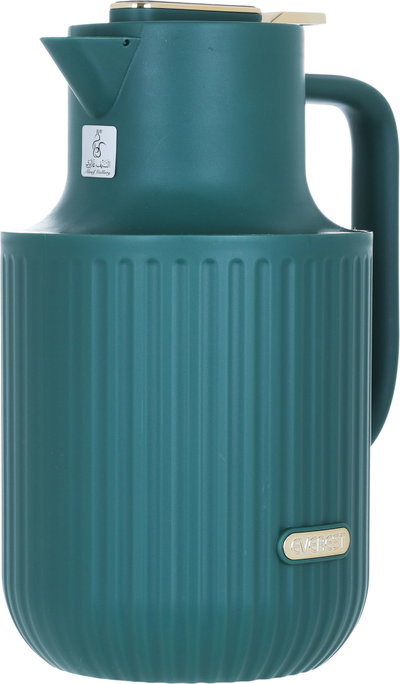 Everest Laura Thermos, 1.5 litres, gilded, thermal glass inner shell, plastic outer shell - green product image 4