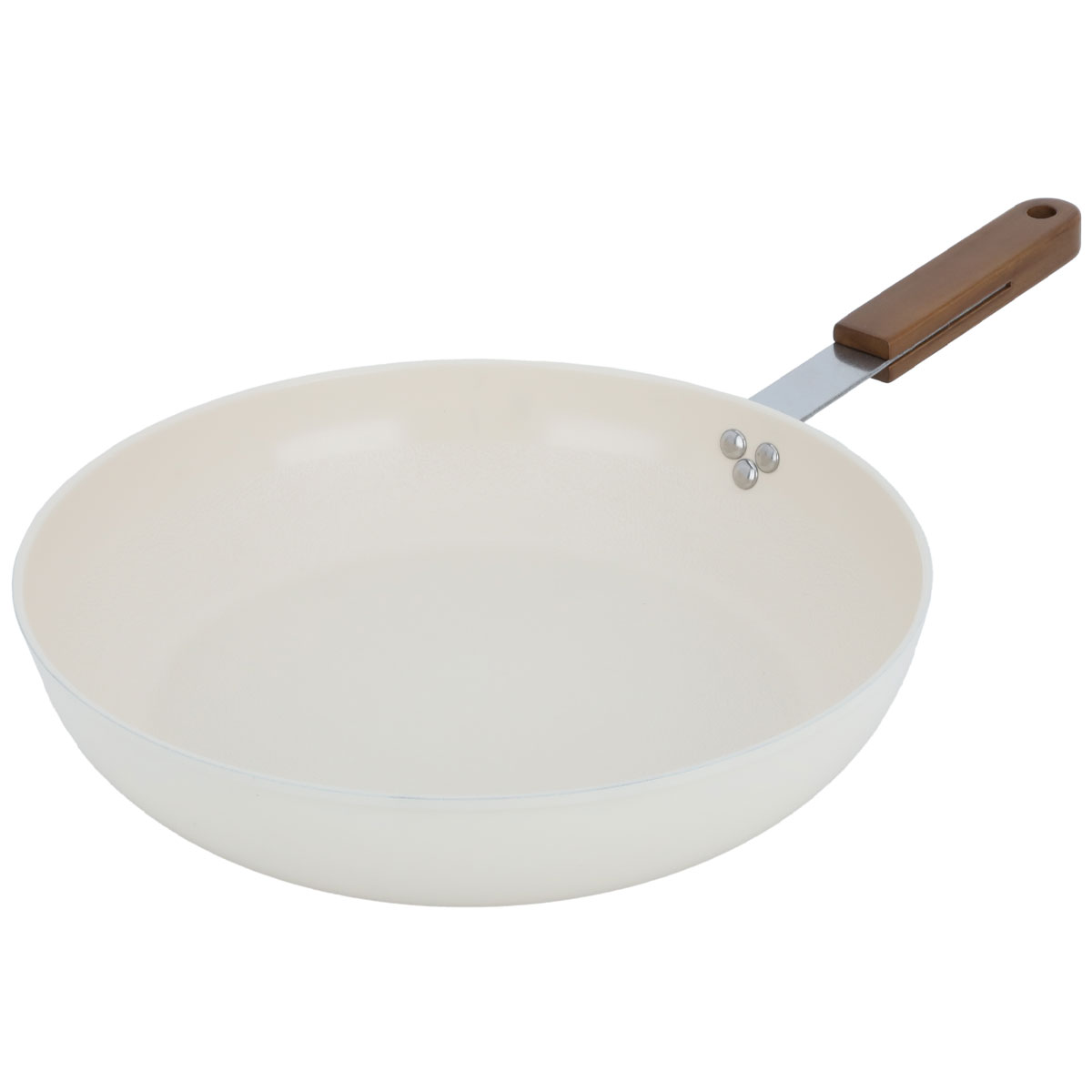 طاوة سيراميك تورنادو السيف غاليري، 30سم، مقبض يد - بيج product image 1