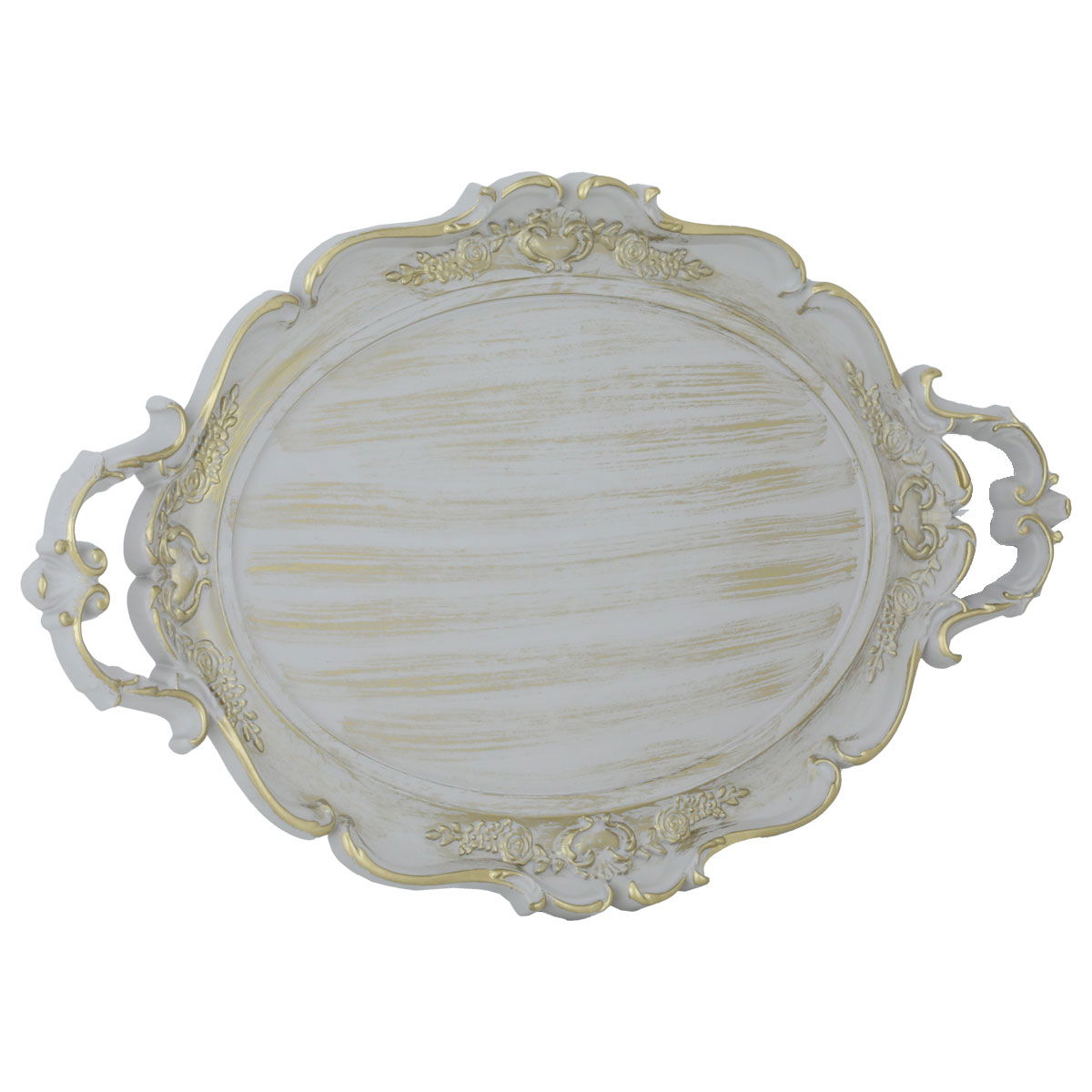 Tofaria Plastic Al Saif Gallery, oval - white product image 1