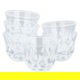 Al Saif Gallery glass tea and coffee set, 18 pieces - transparent product image 2