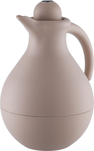 ترمس بنان تايملس، 1 لتر، خامة داخلية زجاج، غطاء ضغاط - بني فاتح product image 3