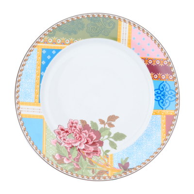 طقم سفرة بورسلان السيف غاليري، دائري أبيض نقش وردة 24 قطعة product image 4