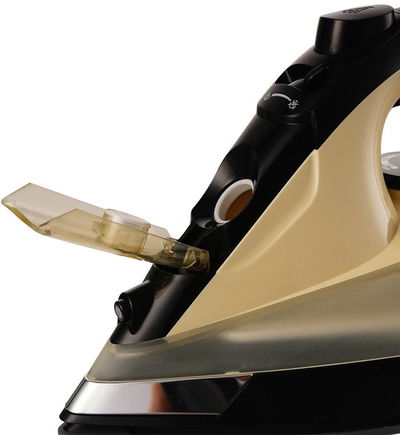 Winning Star ST-90402 Ceramic Steam Iron, 320ml, 2400W, Self-Cleaning - Black Gold product image 4