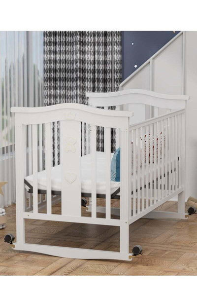 سرير اطفال خشب الصنوبر فان مومنت، 120×60 سم، مع ناموسية - ابيض product image 6