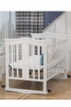 سرير اطفال خشب الصنوبر فان مومنت، 120×60 سم، مع ناموسية - ابيض product image 6