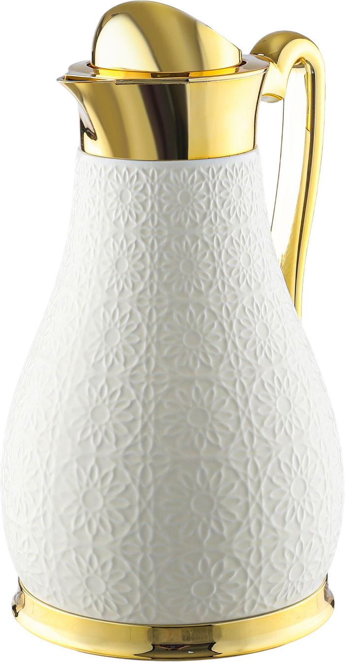 Al Saif Gallery porcelain tea and coffee serving set, decorated with gold, 52 pieces - beige product image 8