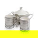 طقم شوربة بورسلان السيف غاليري، 15 قطعة - أبيض product image 1
