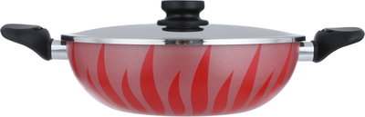 Red Flame Tefal Coated Estelle Frying Pot, 28cm, Estelle Cover - Red product image 2