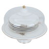 Al Saif Gallery porcelain cake serving set, bird pattern - white product image 1
